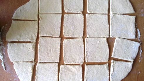 слоеное печенье на сметане