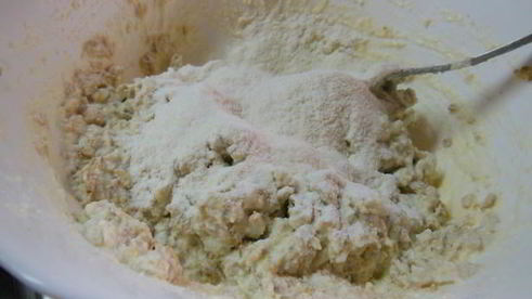 творожно-овсяное печенье с клубникой