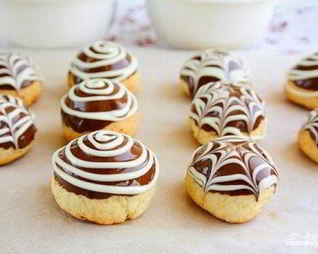 Творожно-шоколадное печенье