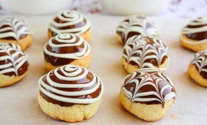 Творожно-шоколадное печенье