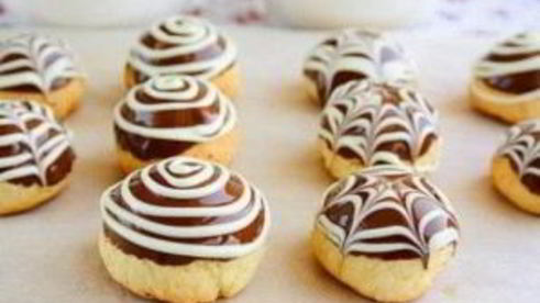 творожно-шоколадное печенье