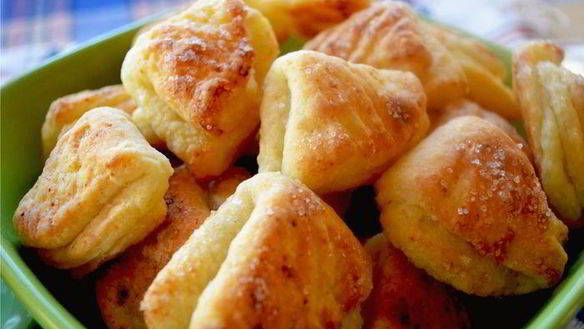 Рецепт Творожного печенья Гусиные лапки