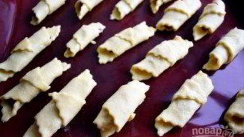 творожные рогалики с начинкой