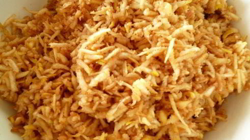 айвовый насыпной пирог