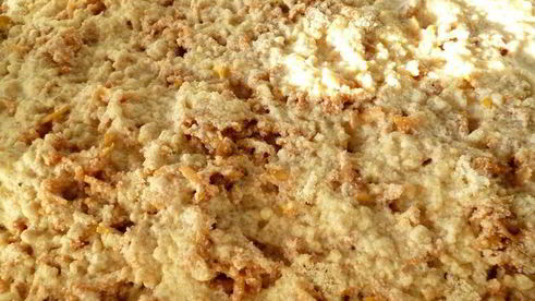 айвовый насыпной пирог