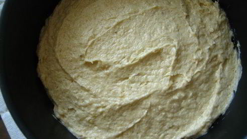 бананово-миндальный пирог