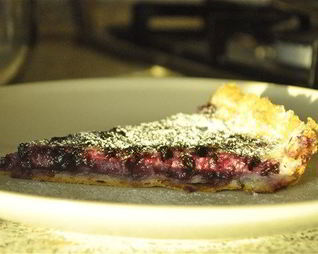 Черничный пирог