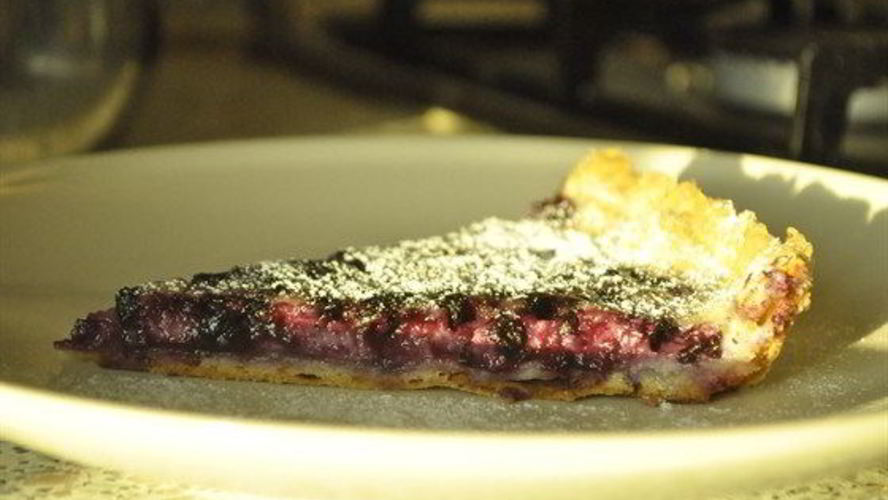 Рецепт черничного пирога