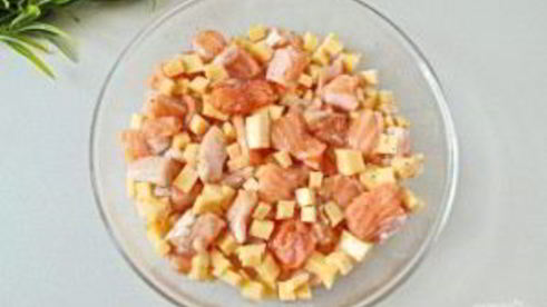 французский пирог киш с лососем