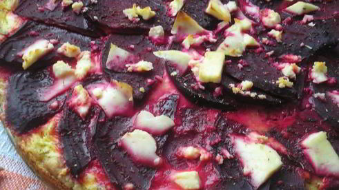 греческий пирог падзаропита с фетой и свеклой