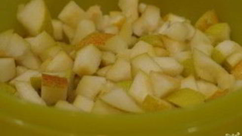 грушевый пирог из песочного теста