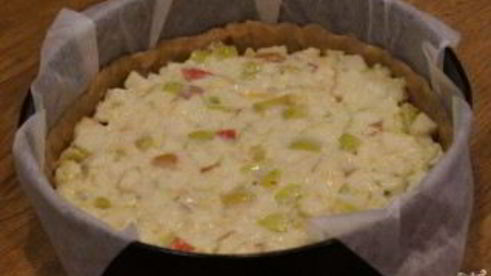 грушевый пирог из песочного теста