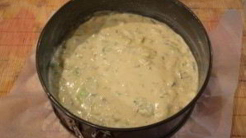 капустный пирог из жидкого теста