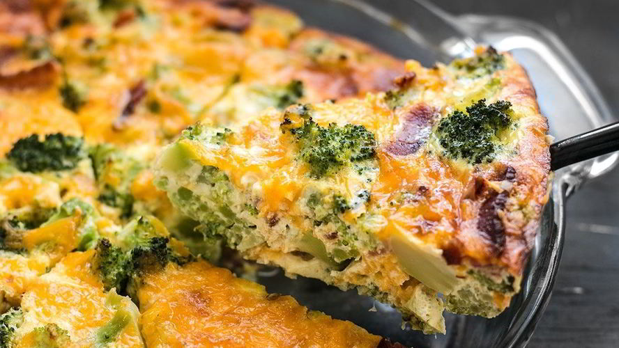 Рецепт киша с брокколи и сыром