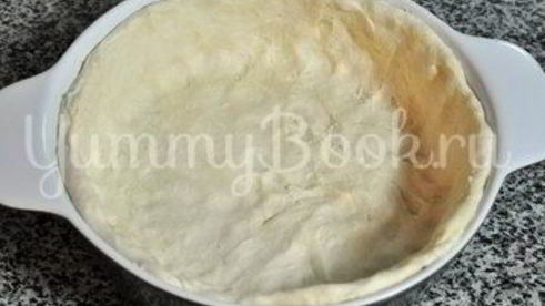 киш с курицей и грибами