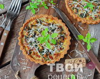 Киш с курицей