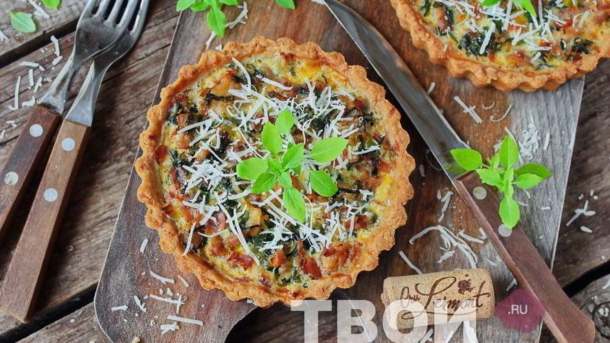 Рецепт киша с курицей