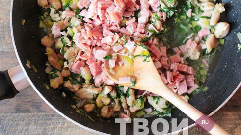 киш с курицей