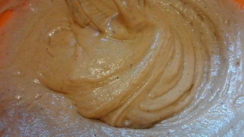 кофейный пирог с черносливом без масла и яиц