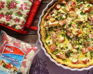 Крабовый киш