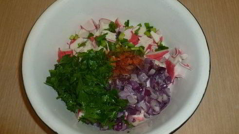 крабовый киш