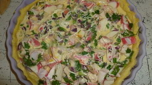 крабовый киш