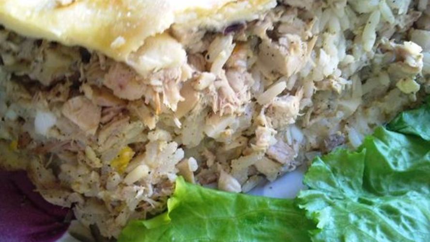 Рецепт курника из песочного теста