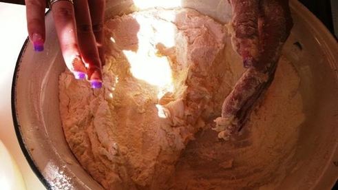 курник из песочного теста