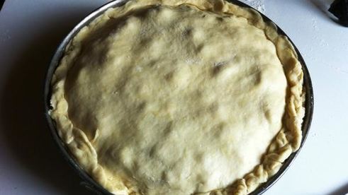 курник из песочного теста