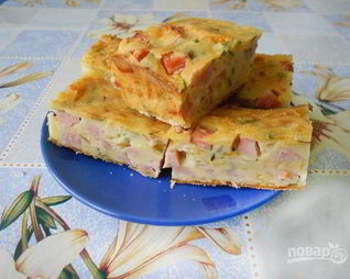 Ленивый пирог на кефире