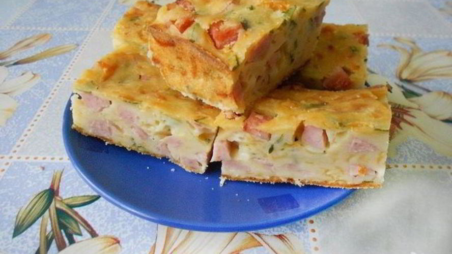 Рецепт ленивого пирога на кефире