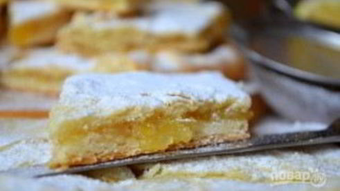 лимонный пирог из дрожжевого теста