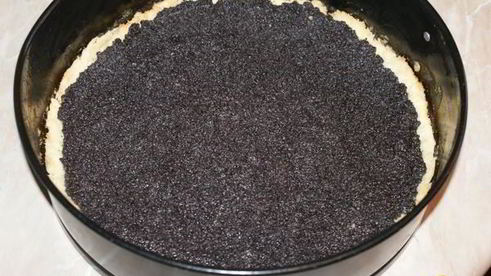 маковый пирог со сметаной