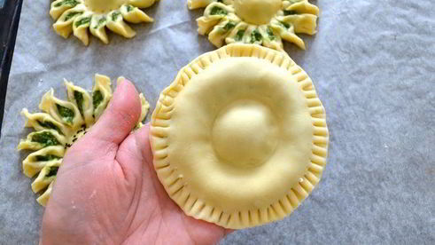 мини-пироги подсолнухи