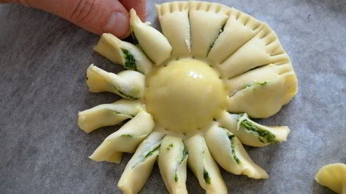 мини-пироги подсолнухи