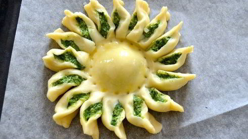 мини-пироги подсолнухи