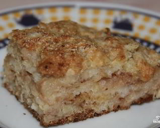 Насыпной яблочный пирог