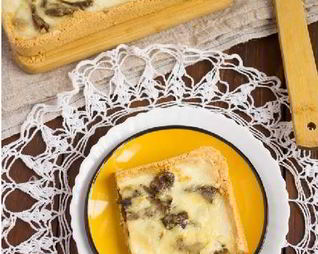 Овсяный пирог с грибами