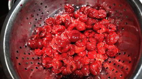 овсяный пирог с вишней