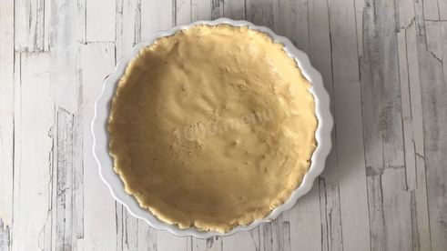 песочный пирог с желе