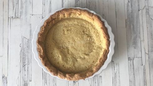 песочный пирог с желе