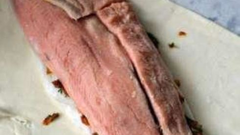 пирог из двух сортов рыбы