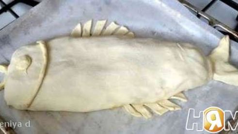 пирог из двух сортов рыбы