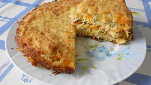 пирог из квашеной капусты