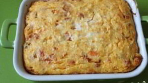 пирог из моркови и творога