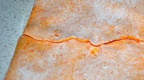 пирог из тыквенного слоеного теста