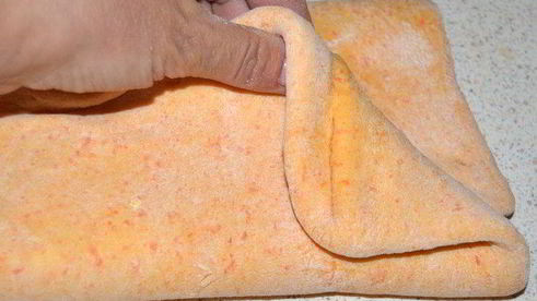 пирог из тыквенного слоеного теста