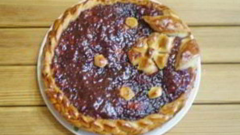 пирог открытый с вареньем