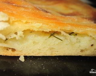 Пирог с картофелем и сыром