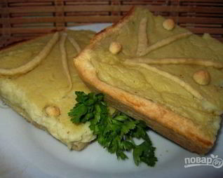 Пирог с картофельным пюре